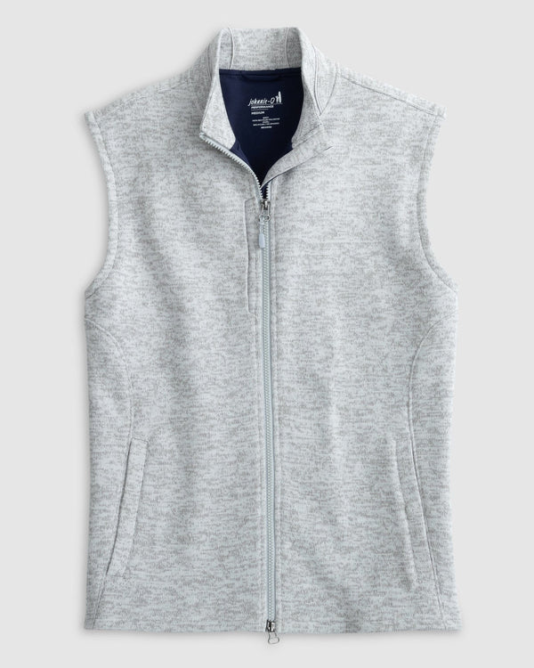 Johnnie-O Denalis Double Zip Fleece Vest (UVA embroidery)
