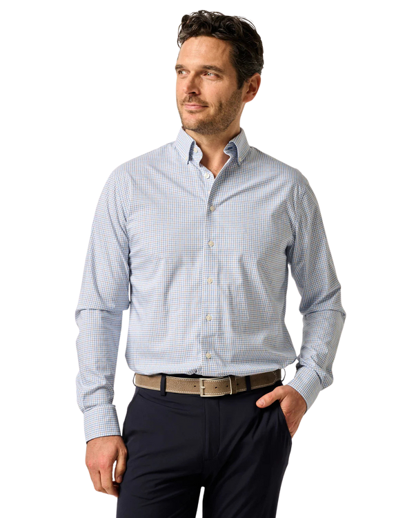 Johnnie-O Everyday Performance Button Down Shirt – Koby Mini Pane