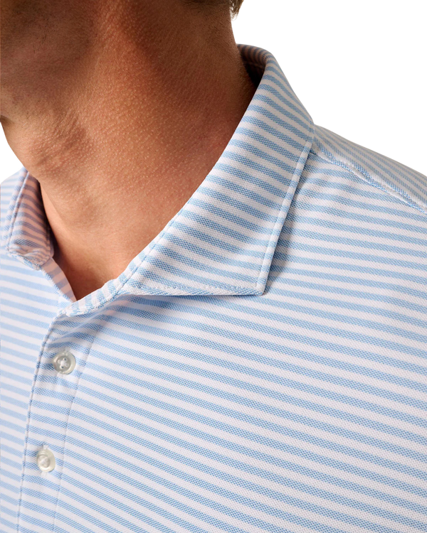 Johnnie-O Performance Mesh Polo – Stetson Stripe