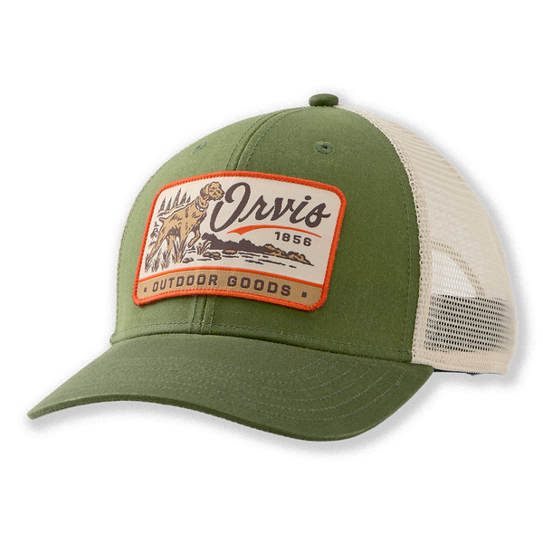 Orvis Pointer Waxed Cotton Trucker Hat