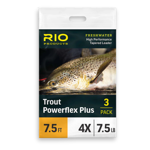 Rio Powerflex Plus Trout Leader - 3-Pack