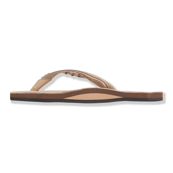 Rainbow Sandals Women's Flirty Braidy - Single Layer Premier Leather 1/2" Narrow Strap