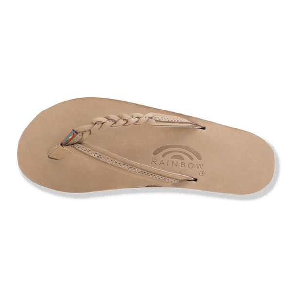 Rainbow Sandals Women's Flirty Braidy - Single Layer Premier Leather 1/2" Narrow Strap