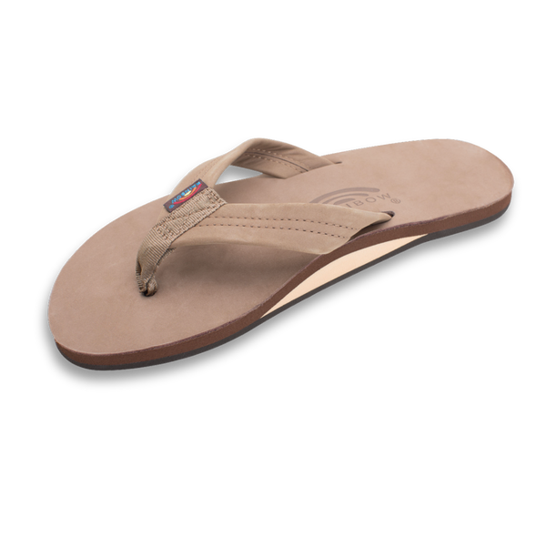 Rainbow Men's Sandals - Premier Leather Single Layer
