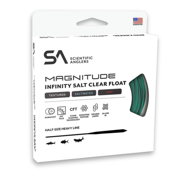 Scientific Anglers Magnitude Textured Infinity Salt Clear Float Fly Line