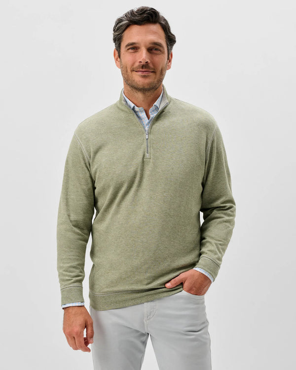 Johnnie-O Hanks Lightweight Textured 1/4 Zip Pullover
