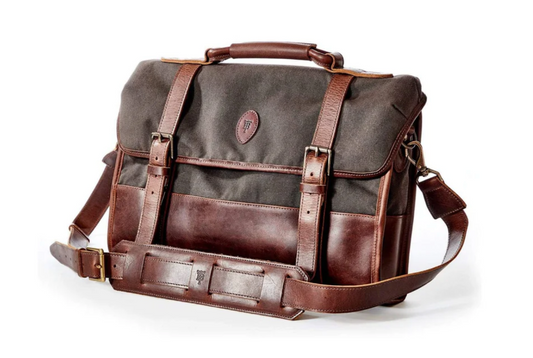 Tom Beckbe Waxed Canvas Messenger Bag