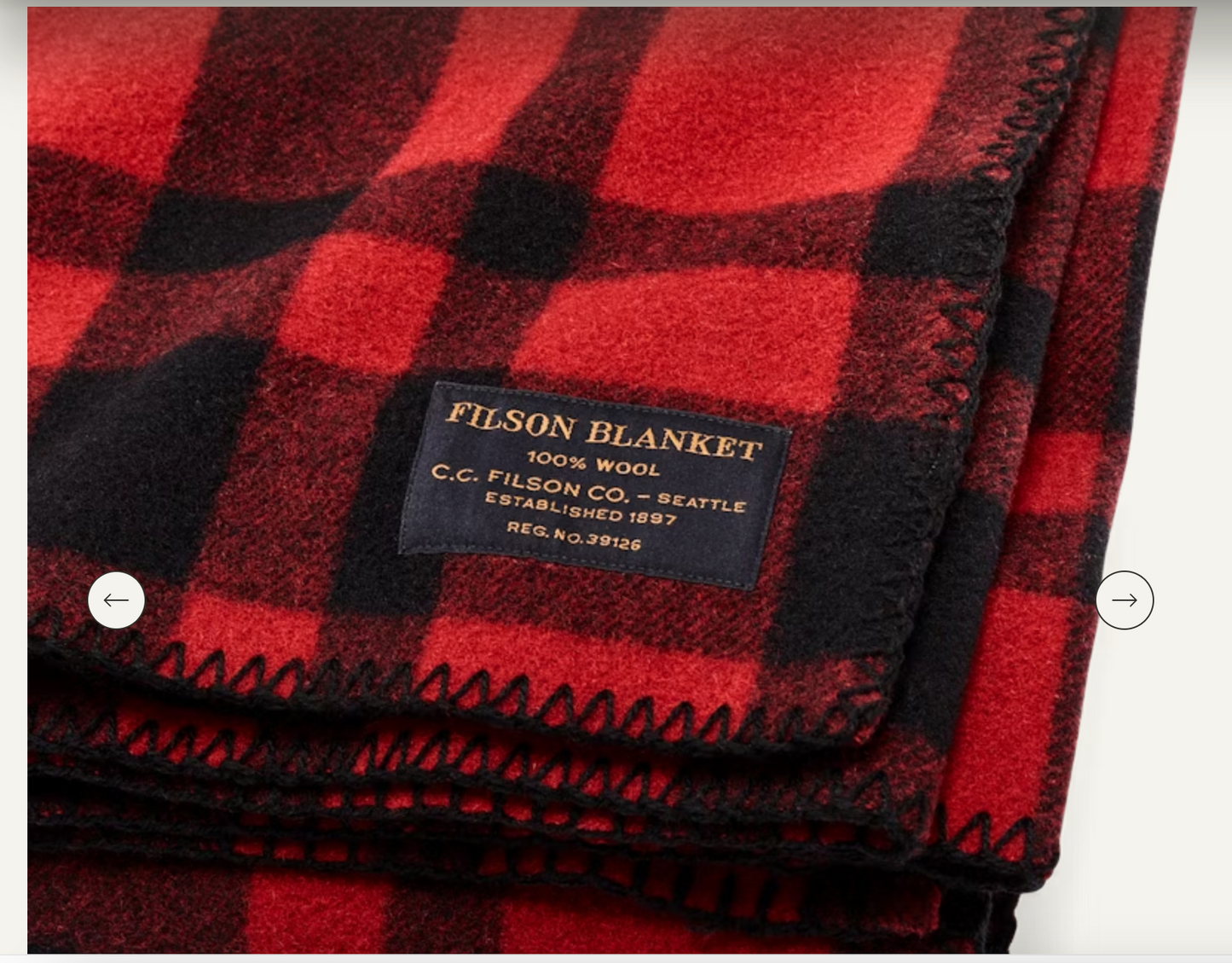 Filson Mackinaw Blanket