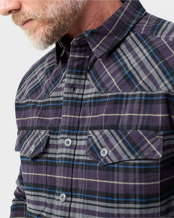 Stio Men's Junction Midweight Flannel Shirt