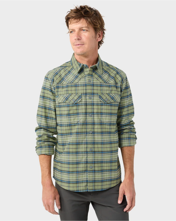 Stio Men's Junction Midweight Flannel Shirt