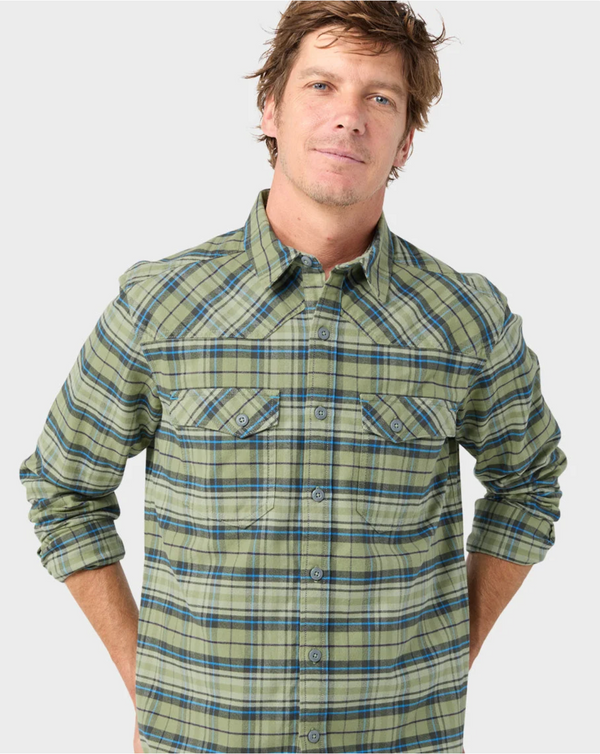 Stio Men's Junction Midweight Flannel Shirt
