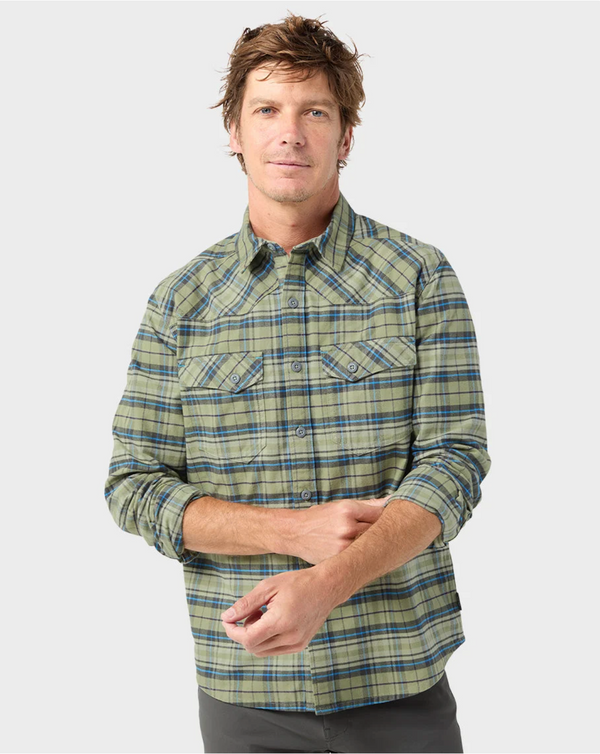 Stio Men's Junction Midweight Flannel Shirt