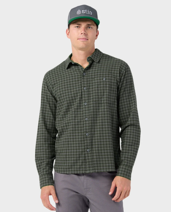 Stio Men's Miter Stretch Lightweight Flannel Shirt