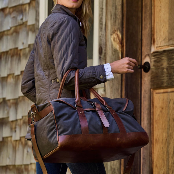 Tom Beckbe Canvas Weekender Duffel Bag
