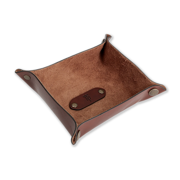 Tom Beckbe Leather Change Tray