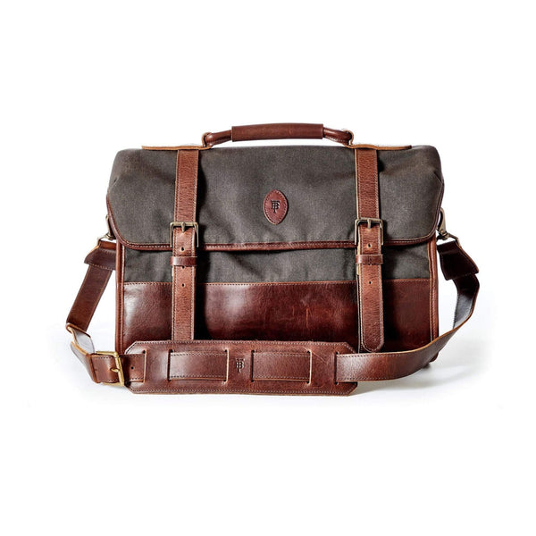 Tom Beckbe Waxed Canvas Messenger Bag
