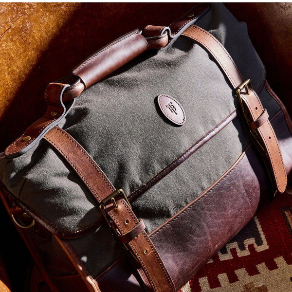 Tom Beckbe Waxed Canvas Messenger Bag