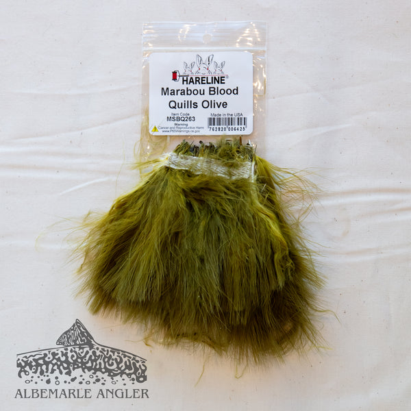 Hareline Marabou Blood Quills