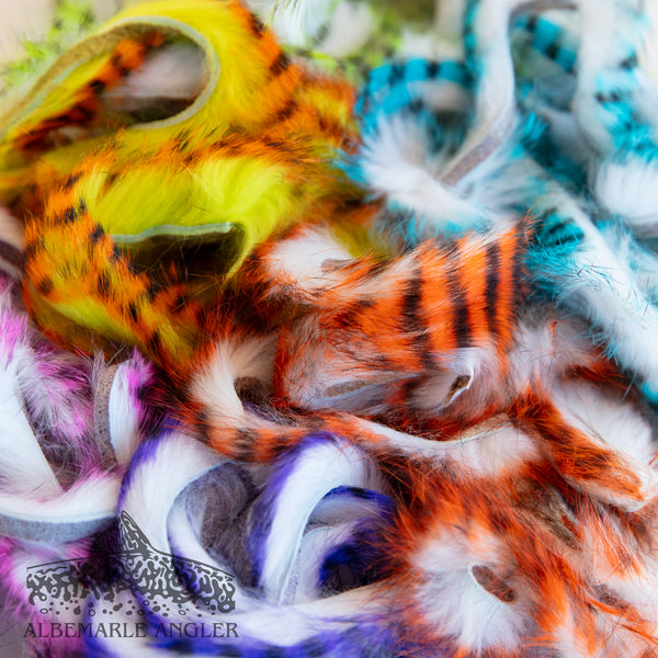 Hareline Tiger Barred Rabbit Strips