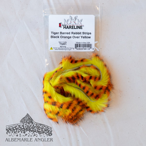Hareline Tiger Barred Rabbit Strips