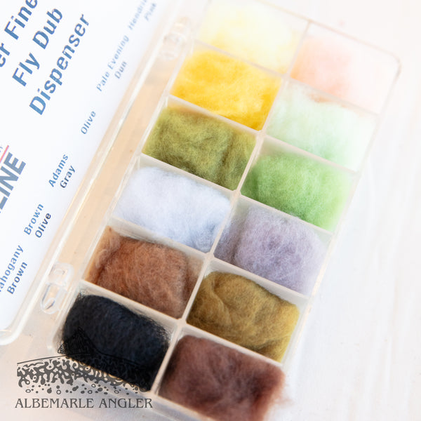 Hareline Super Fine Dry Fly Dub Dispenser