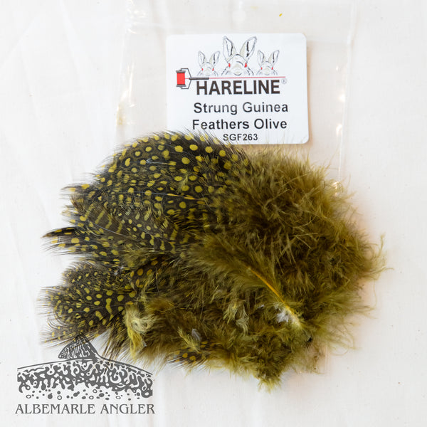 Hareline Strung Guinea Feathers