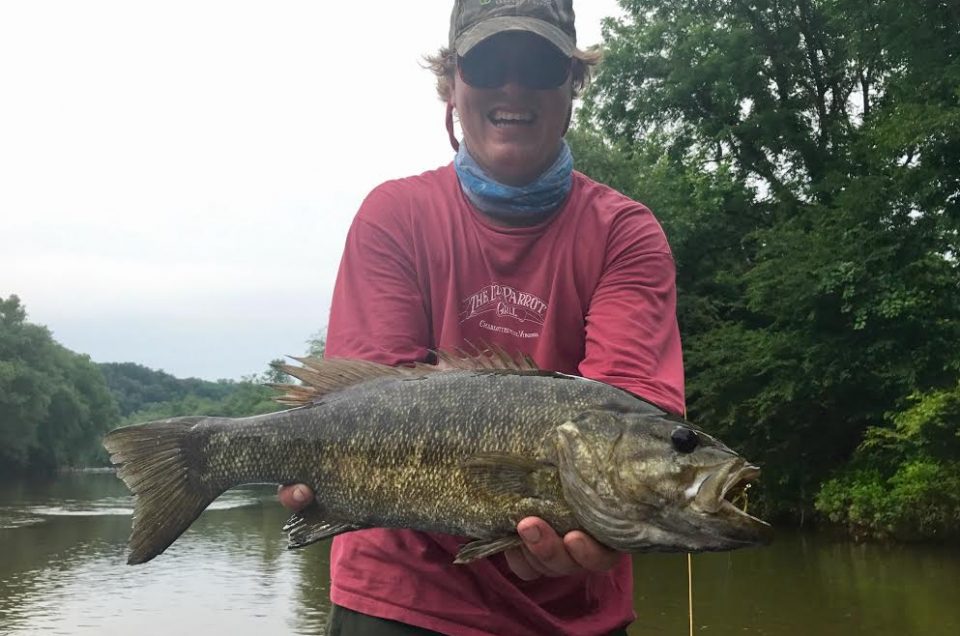 Large smallmouth bass from the James river.
