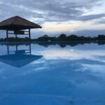 Swimming pool at Agua Boa Lodge, Brazil.